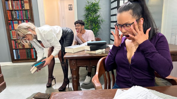 Lil Humpers / Realitykings - Christina Savoy, Diego Perez Goofing Off In A Library / 14.09.2023