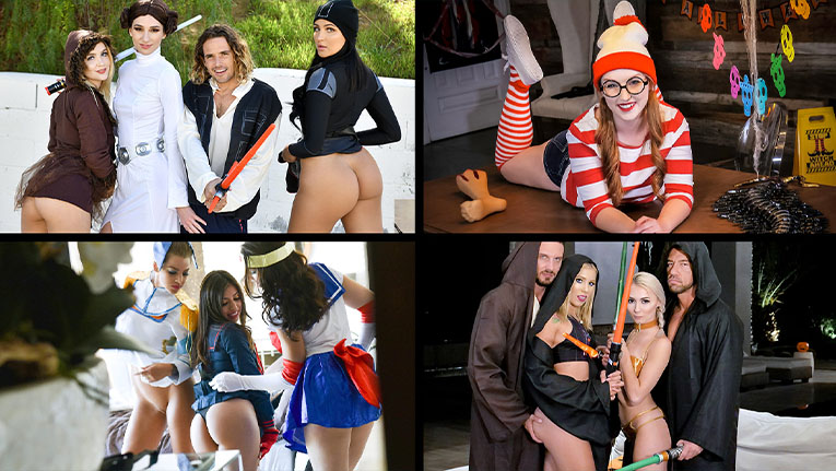 TeamSkeet Selects / Avery Black, Sami Parker / A Cosplay Compilation / 08.09.2021
