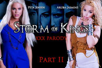 Zz Series / Brazzers - Aruba Jasmine, Peta Jensen, Rob Diesel Storm Of Kings Xxx Parody: Part 2 / 30.4.2016